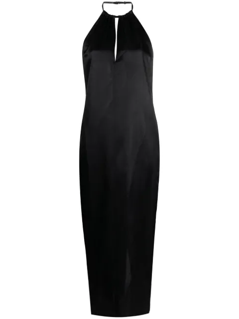 Acne Studios keyhole-neck open-back dress