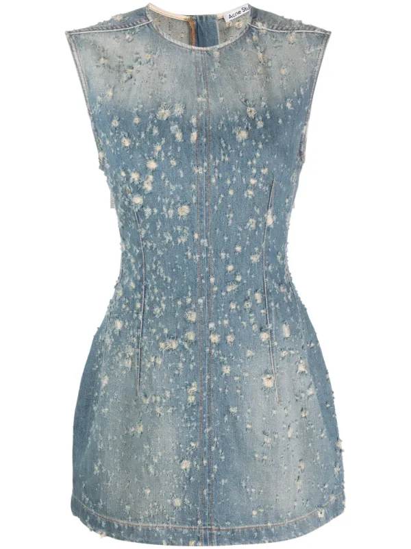 Acne Studios unfinished-effect Dress - Farfetch