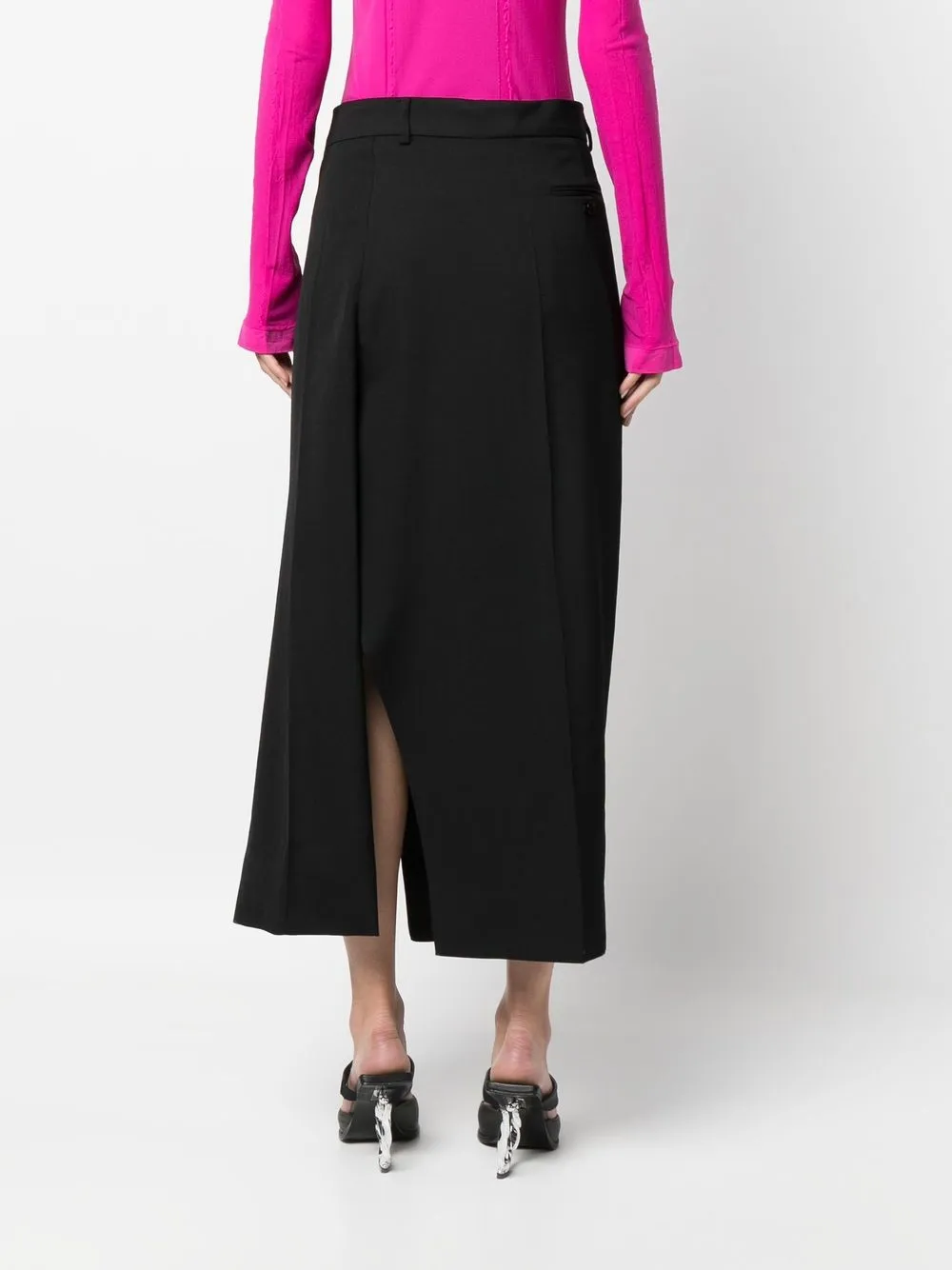 Acne Studios asymmetric-waist Long Skirt - Farfetch