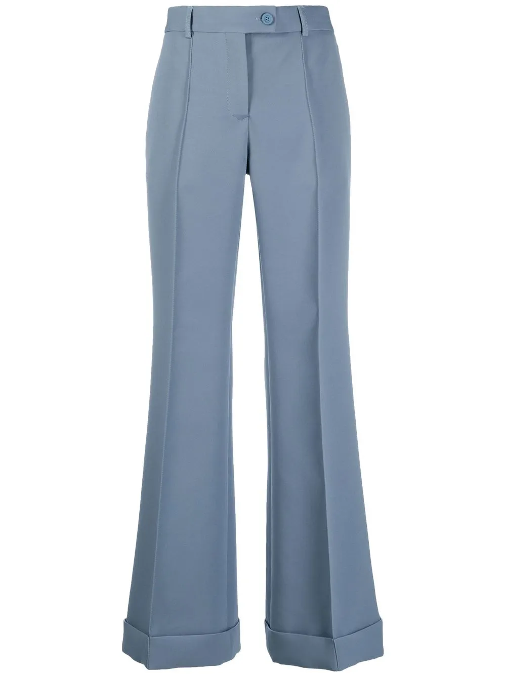 

Acne Studios pantalones con tiro alto - Azul