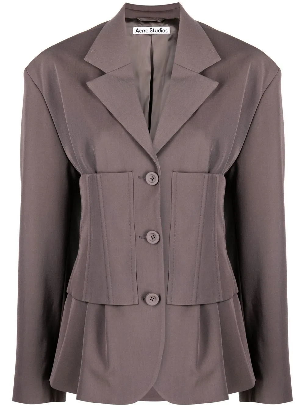 

Acne Studios corset-style blazer - Purple