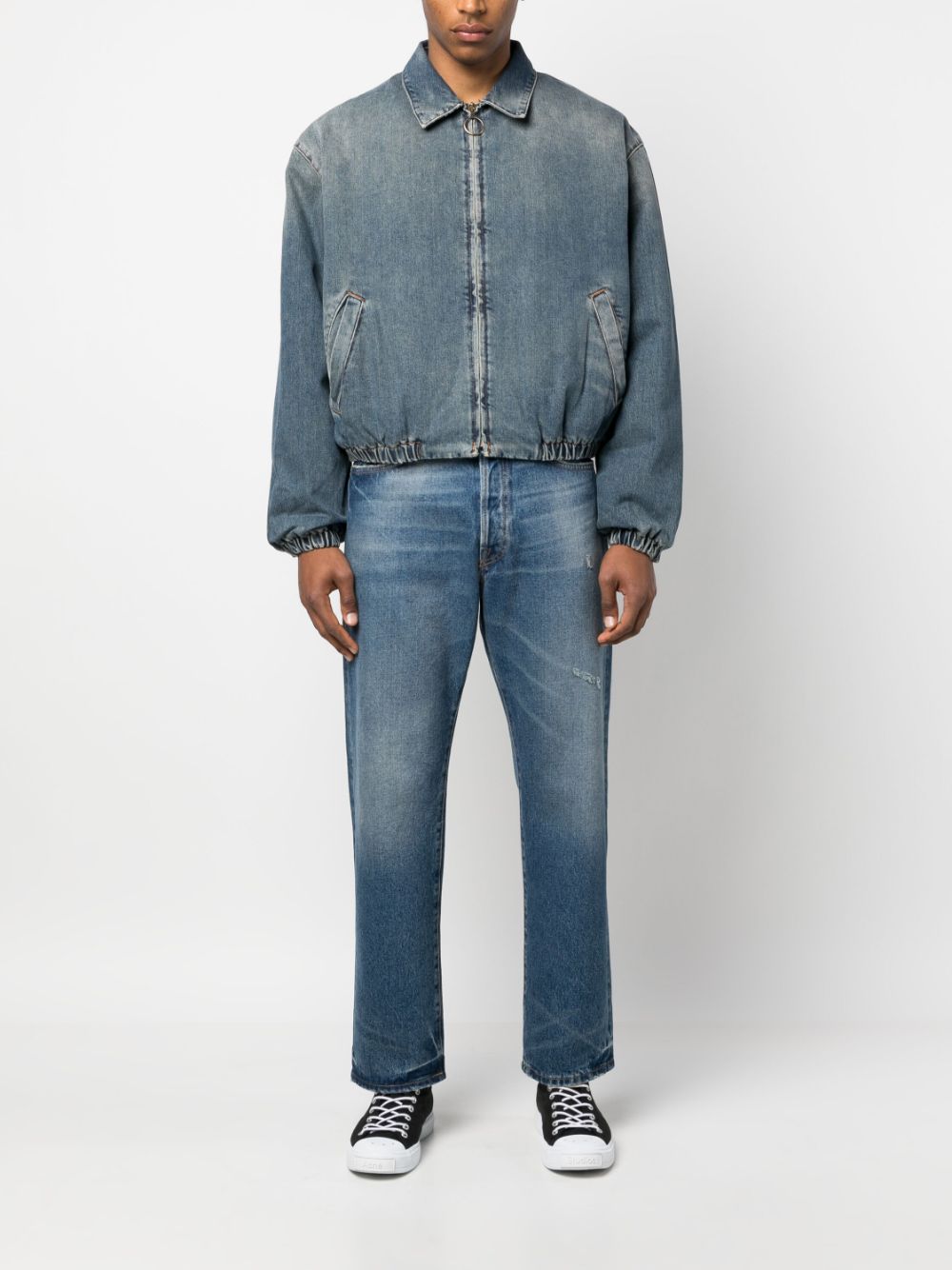 Acne Studios Bomberjack met rits - Blauw