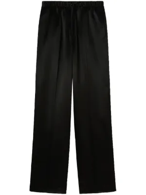 Jil Sander ベルテッド ワイドパンツ | ブラック | FARFETCH JP