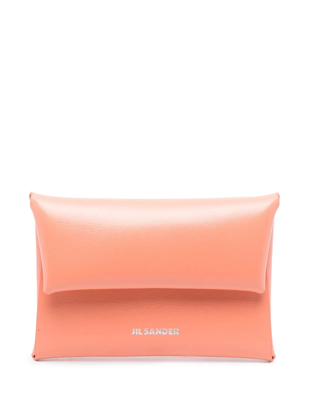 

Jil Sander logo-print leather wallet - Orange