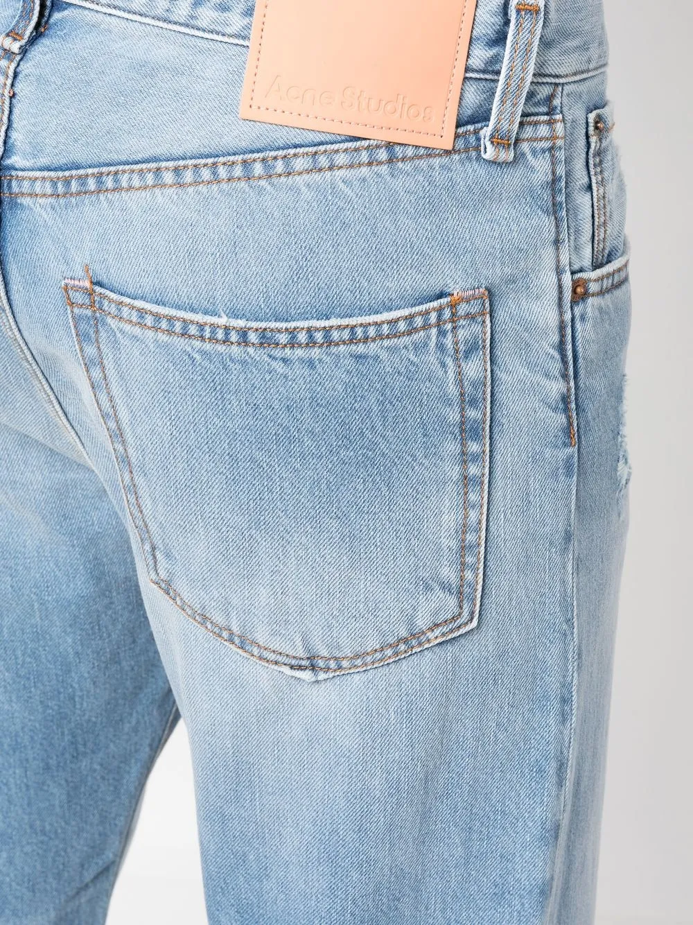 Acne Studios Relaxed Fit Coated Jeans - Farfetch