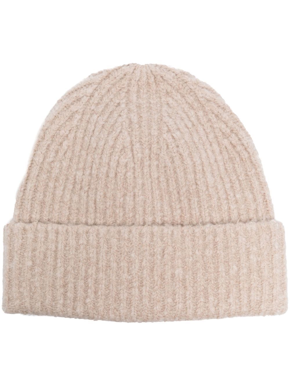 

Acne Studios ribbed-knit beanie hat - Neutrals