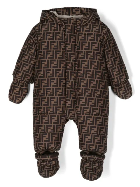 Fendi Kids monogram padded coat