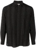 Saint Laurent polka-dot print shirt - Black