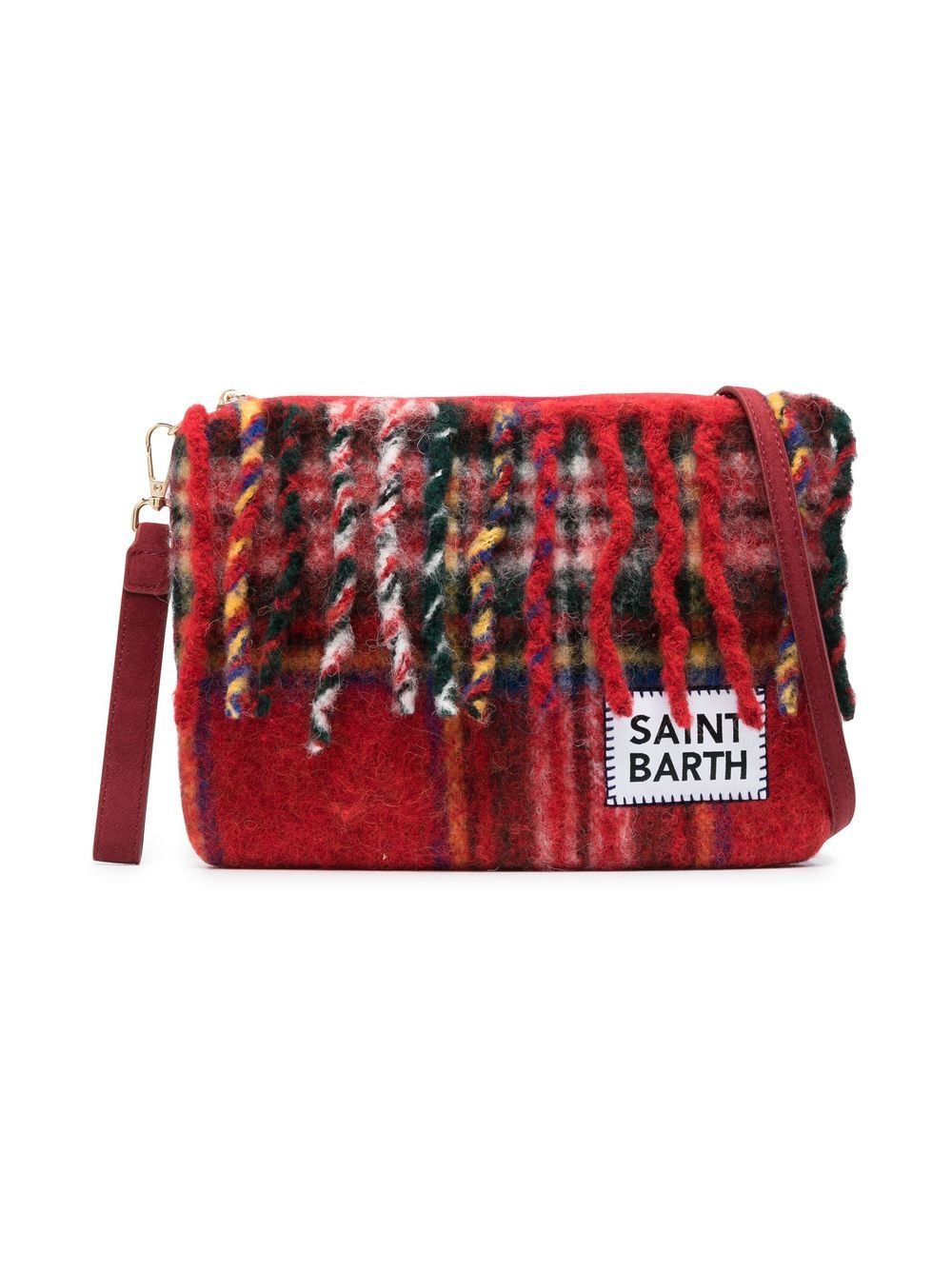 

MC2 Saint Barth Kids Parisienne blanket pouch - Red