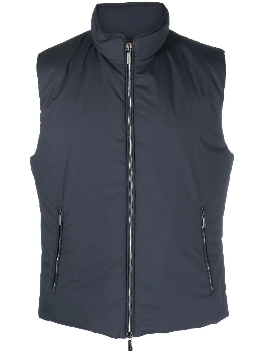 

Moorer zip-up padded gilet - Blue