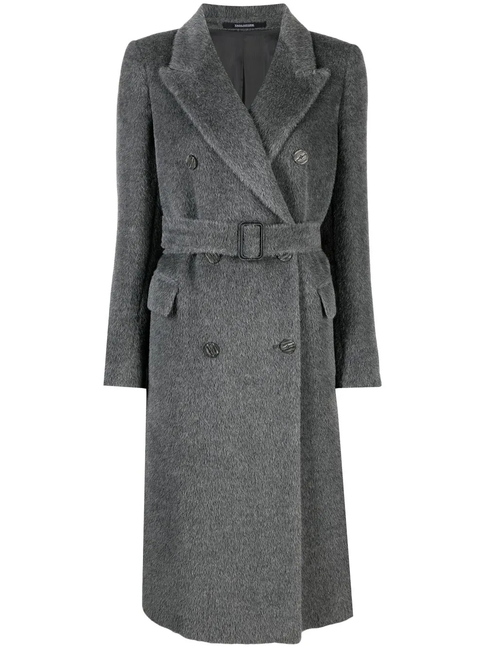 

Tagliatore button up and belt coat - Grey