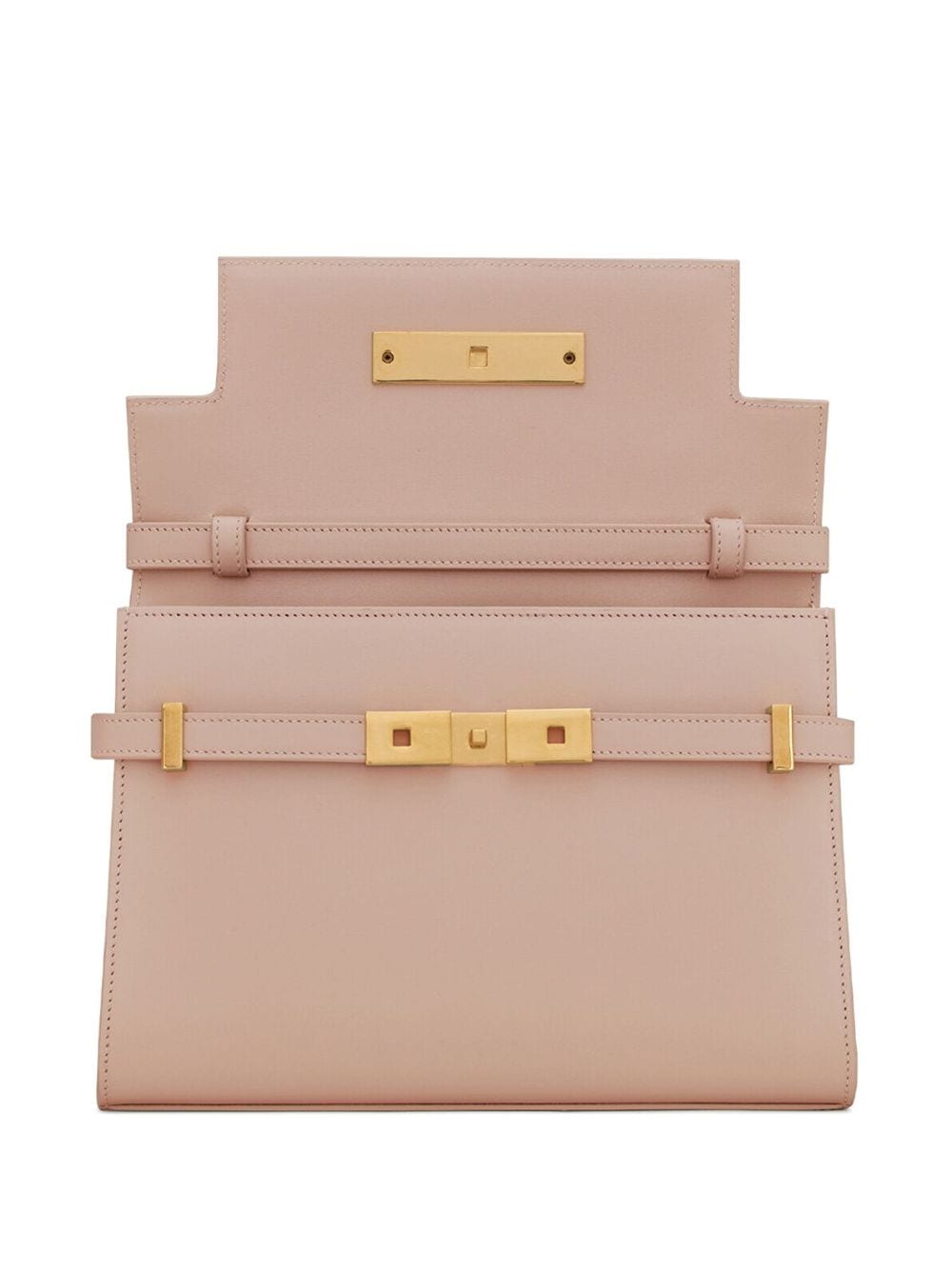 Shop Saint Laurent Small Manhattan Shoulder Bag In Pink