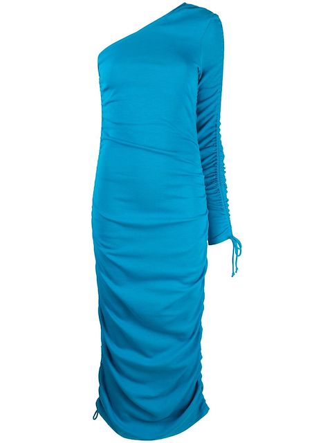 Victor Glemaud one-shoulder ruched dress