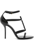Saint Laurent 100mm Cassandra sandals - Black