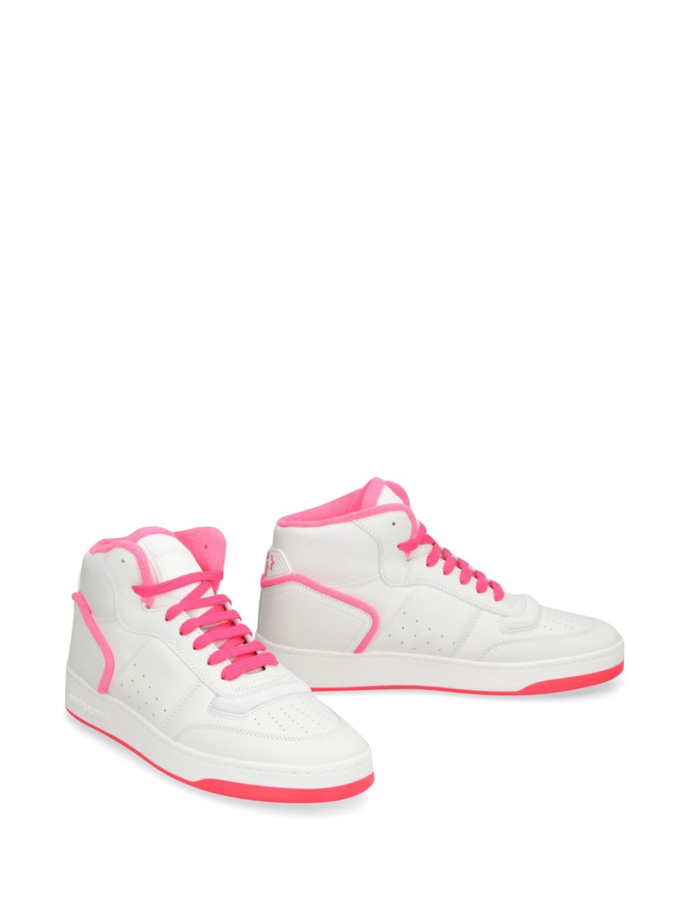 Saint Laurent SL/80 high-top sneakers - White