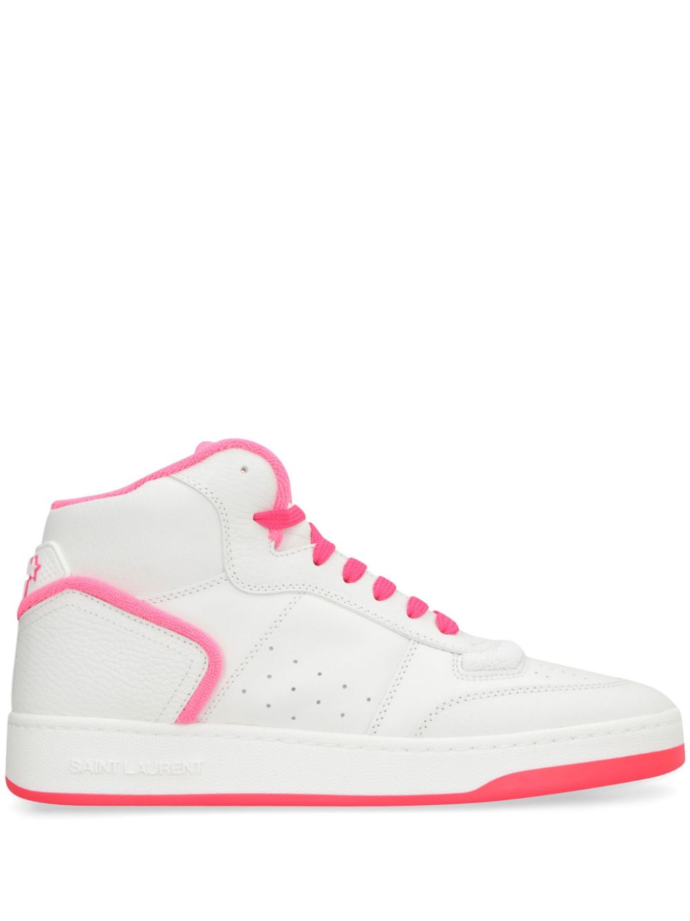 Saint Laurent SL/80 high-top sneakers - White