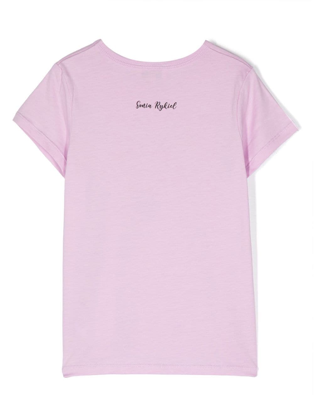 Shop Sonia Rykiel Enfant Graphic-print Short-sleeve T-shirt In Purple