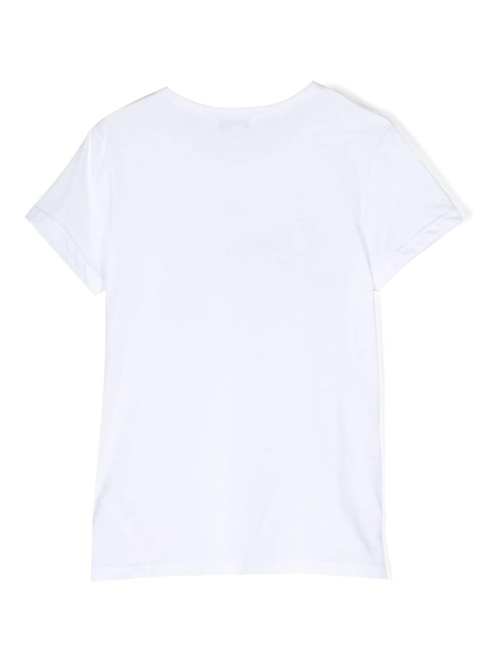 Image 2 of SONIA RYKIEL ENFANT logo-print embellished T-shirt