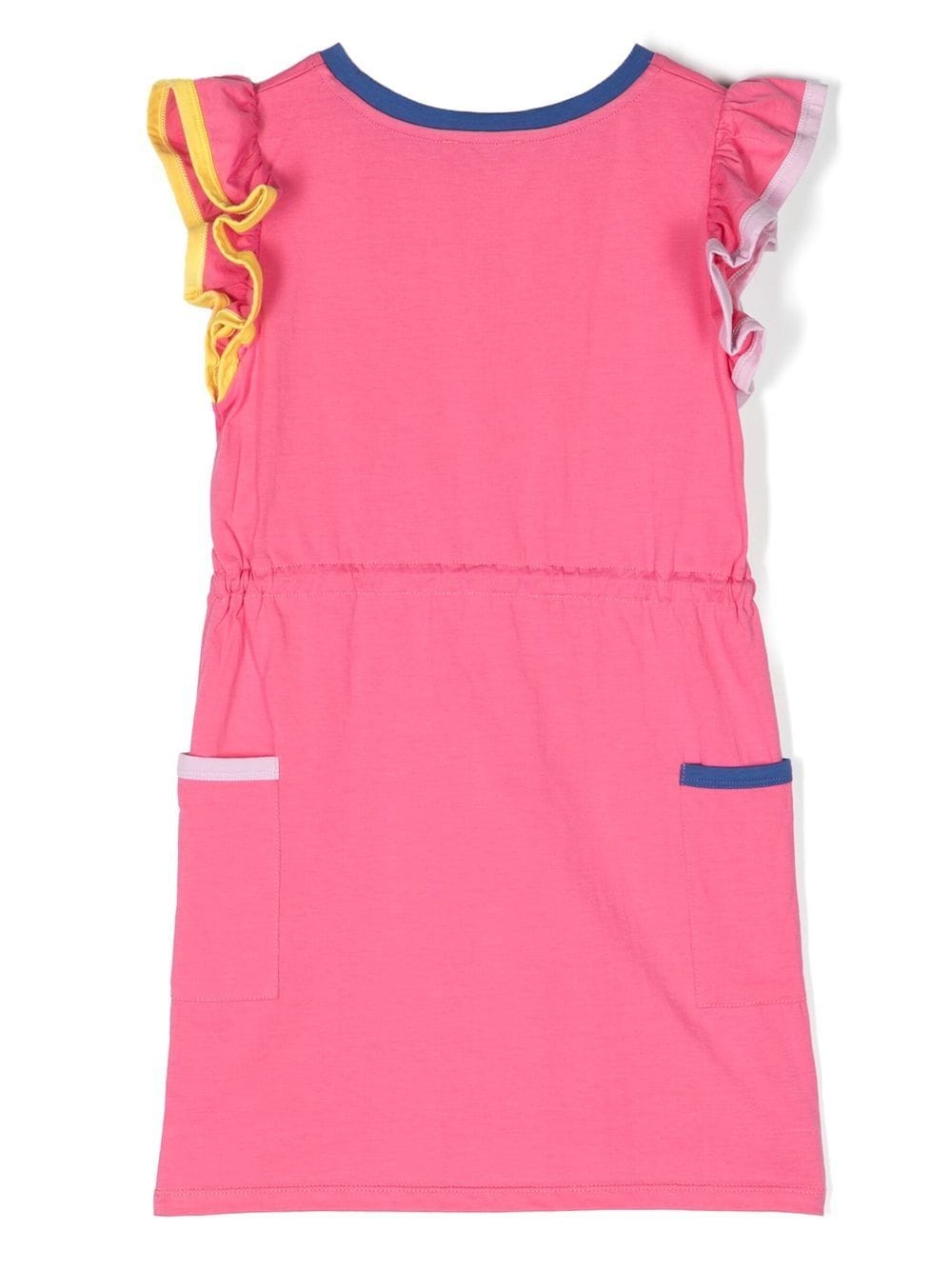 Shop Sonia Rykiel Enfant Ruffle-sleeve Dress In Pink