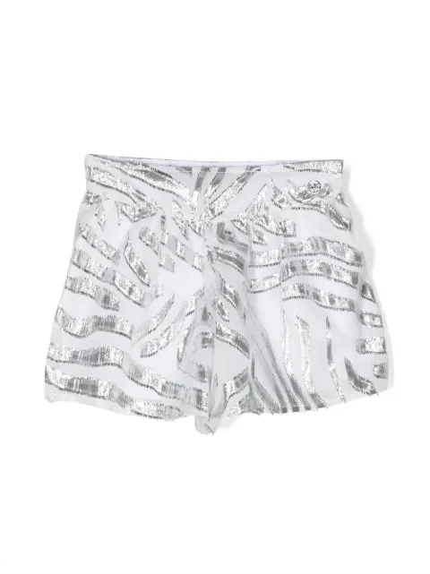 Michael Kors Kids metallic-effect short shorts