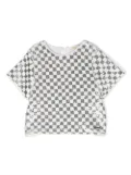 Michael Kors Kids sequin embellished checkerboard top - Grey
