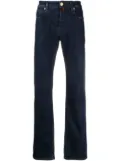 Billionaire logo-patch denim jeans - Blue