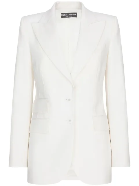 Dolce & Gabbana single-breasted wool blazer