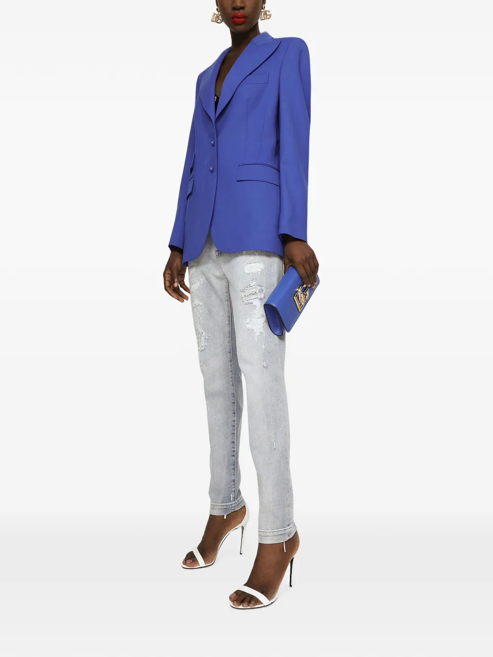Dolce & Gabbana Wollen blazer - Blauw