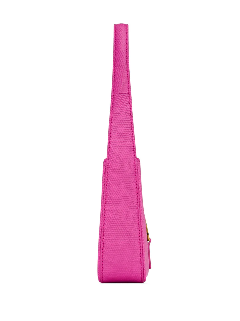 Shop Saint Laurent Mini Le 5 À 7 Ysl Logo Bag In Pink