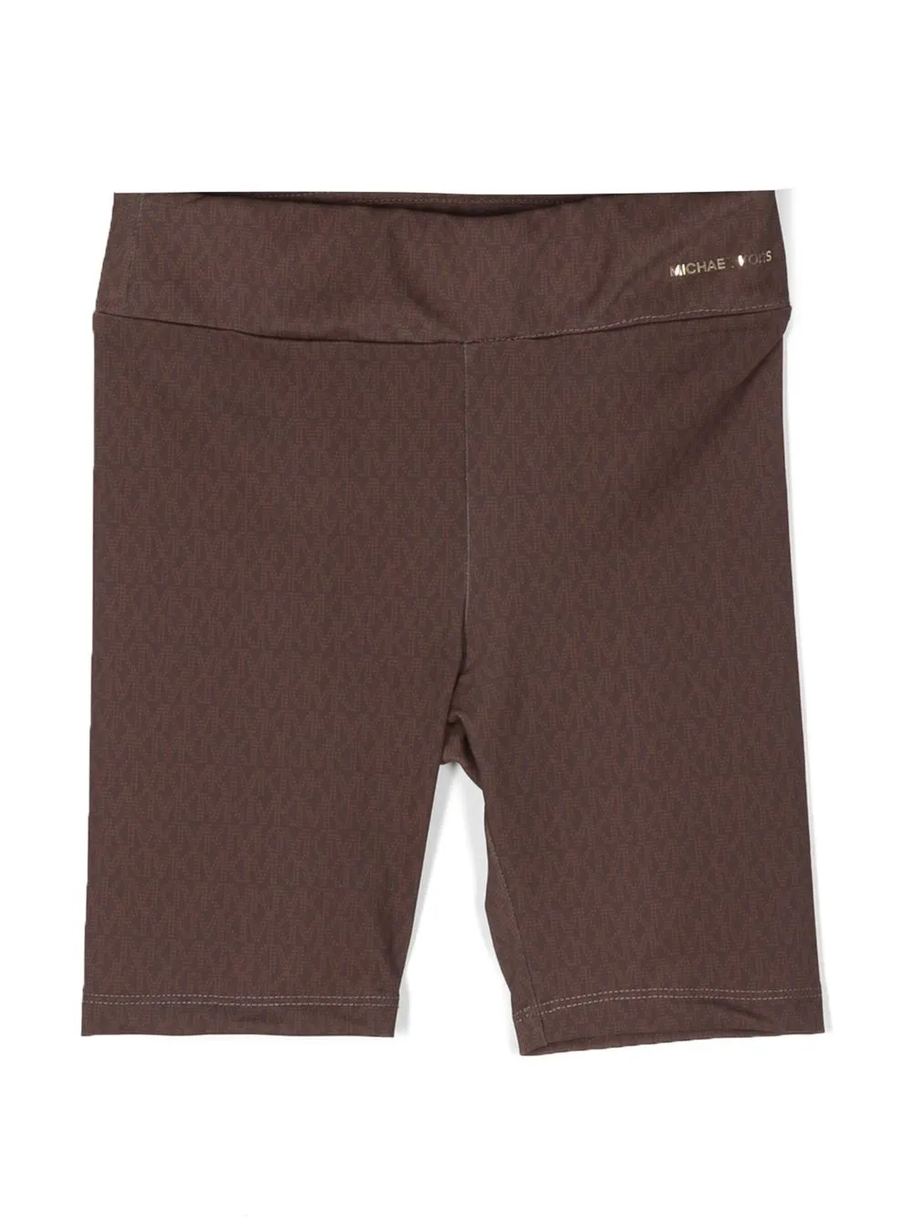 

Michael Kors Kids logo-print cycling shorts - Brown