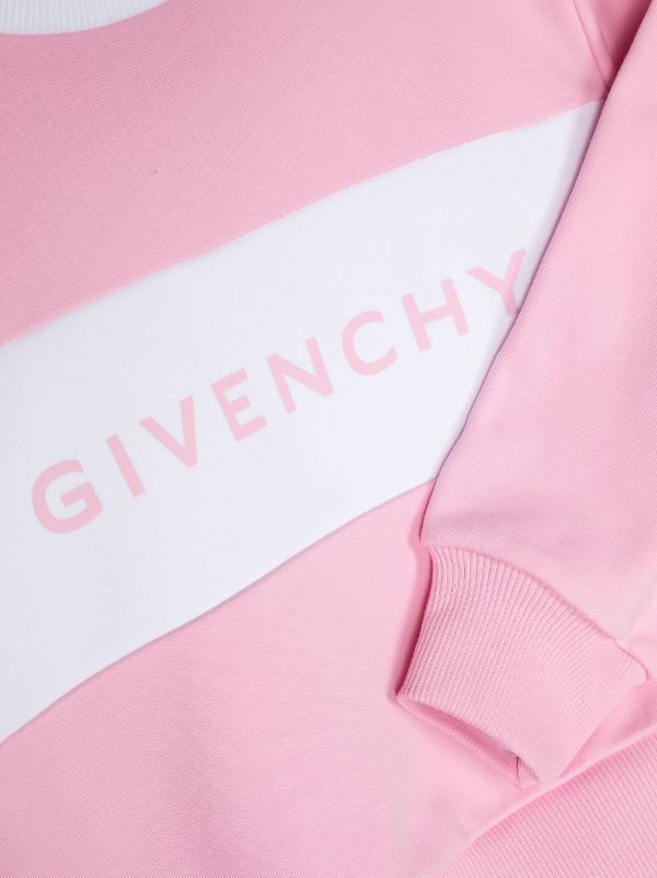 Givenchy Girl Sweatshirt with Printed Logo Red