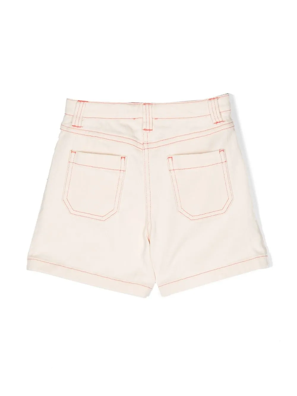 Shop Kenzo Tiger-embroidered Contrast-stitch Shorts In Purple