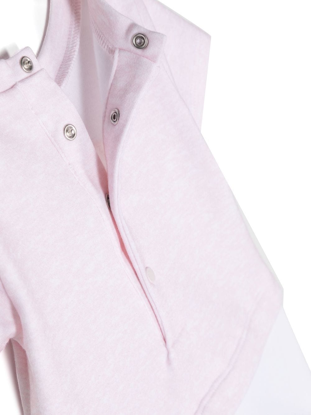 Shop Givenchy Appliqué-logo Short-sleeve Shortie In 粉色