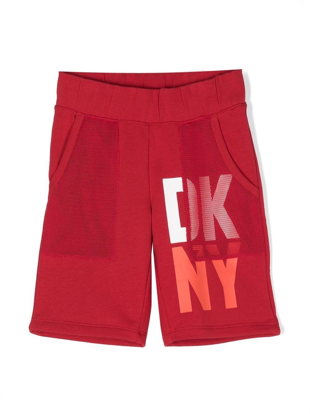 Dkny Kids logo-print bermuda shorts - Red