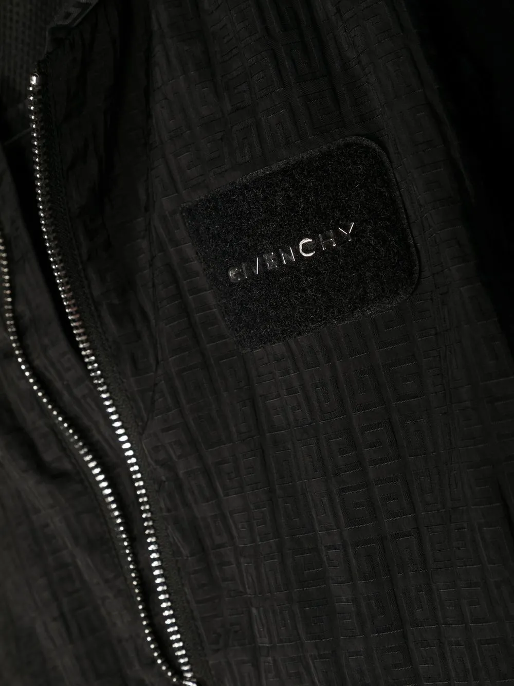 Givenchy Grey Monogram Zip-up Jacket