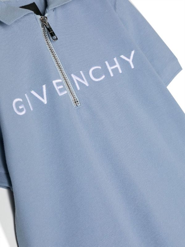 Givenchy Kids zip-up Polo Shirt - Farfetch