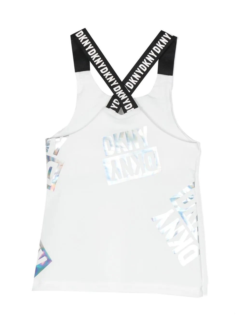 Dkny Kids Top met logoprint - Wit