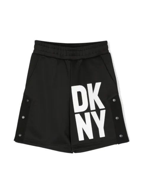 Dkny Kids logo-print track shorts 