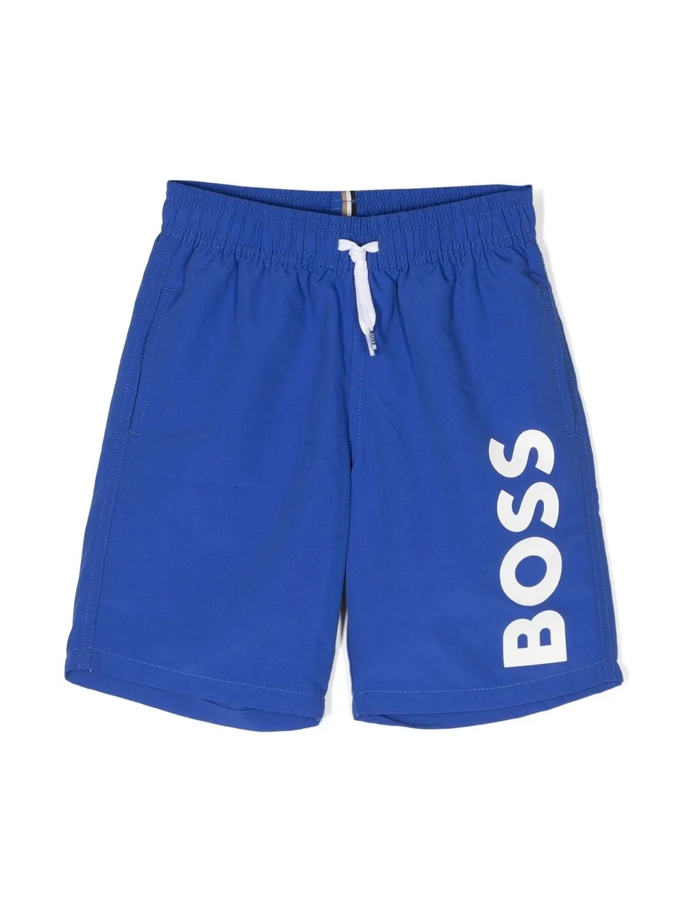 

BOSS Kidswear logo-print swimming shorts - Blue