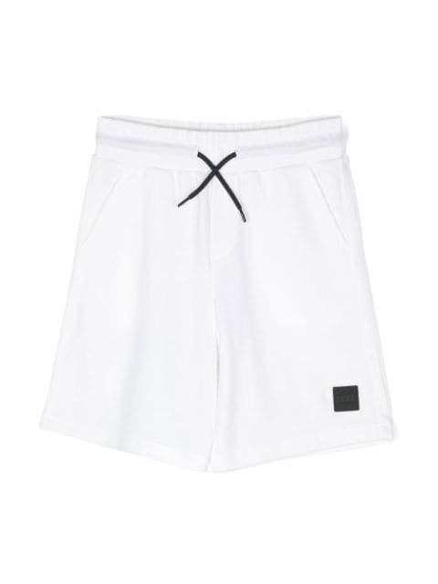 BOSS Kidswear - logo-patch track shorts