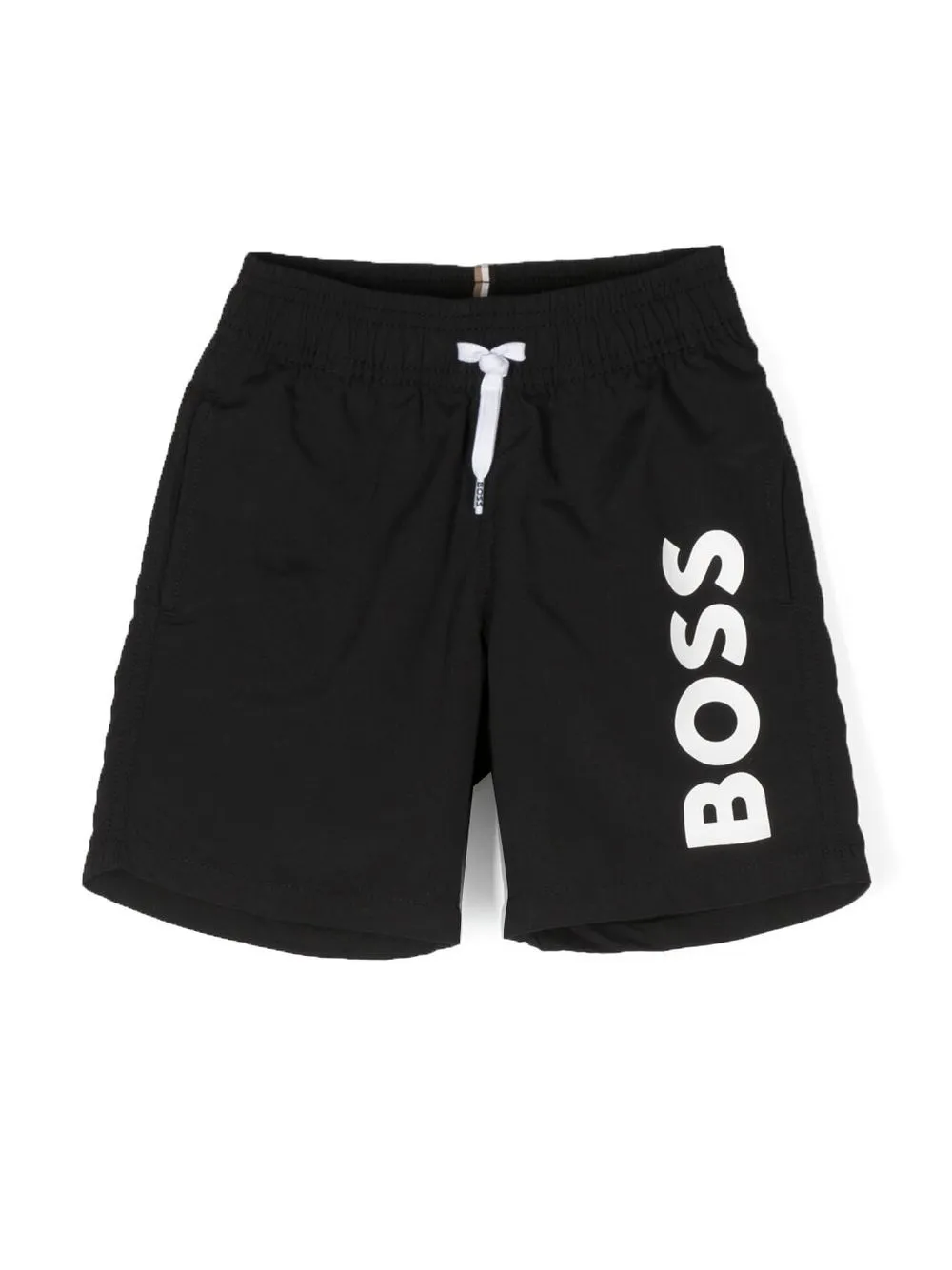 Bosswear Logo-print Swim Shorts In Black