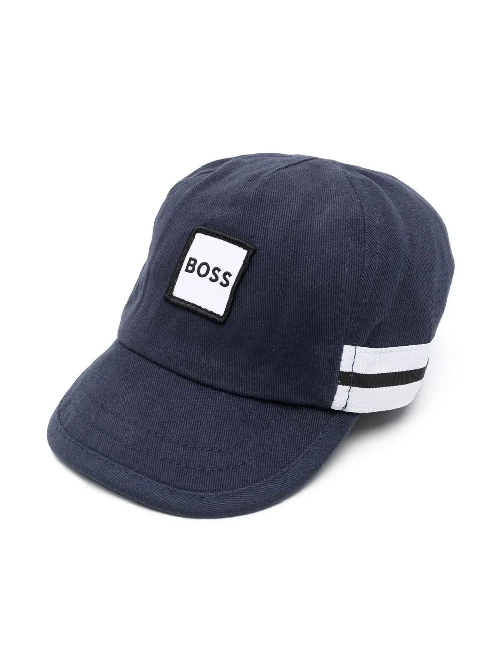 

BOSS Kidswear gorra con parche del logo - Azul