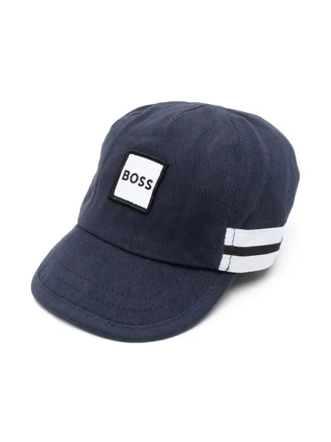 BOSS Kidswear logo-patch baseball cap