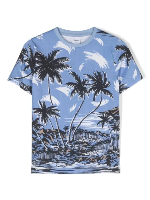 BOSS Kidswear graphic-print T-shirt 