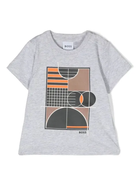 BOSS Kidswear graphic-print cotton T-Shirt 