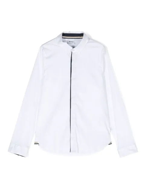 BOSS Kidswear chemise à logo brodé