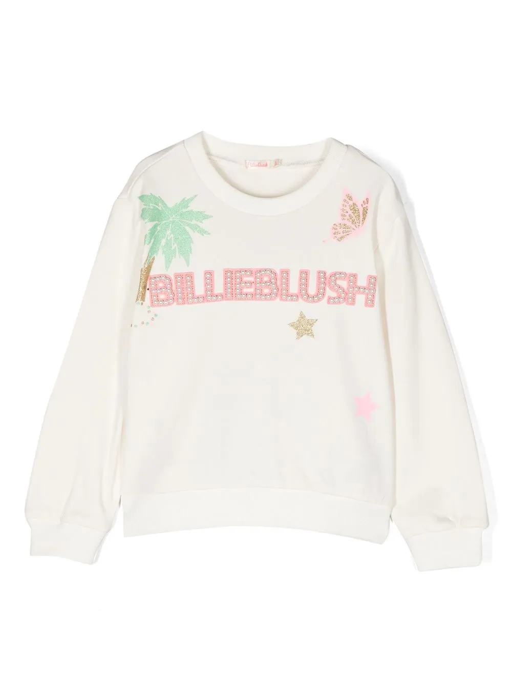 

Billieblush sudadera con detalles de perla - Neutro