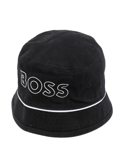 BOSS Kidswear logo-print bucket hat 