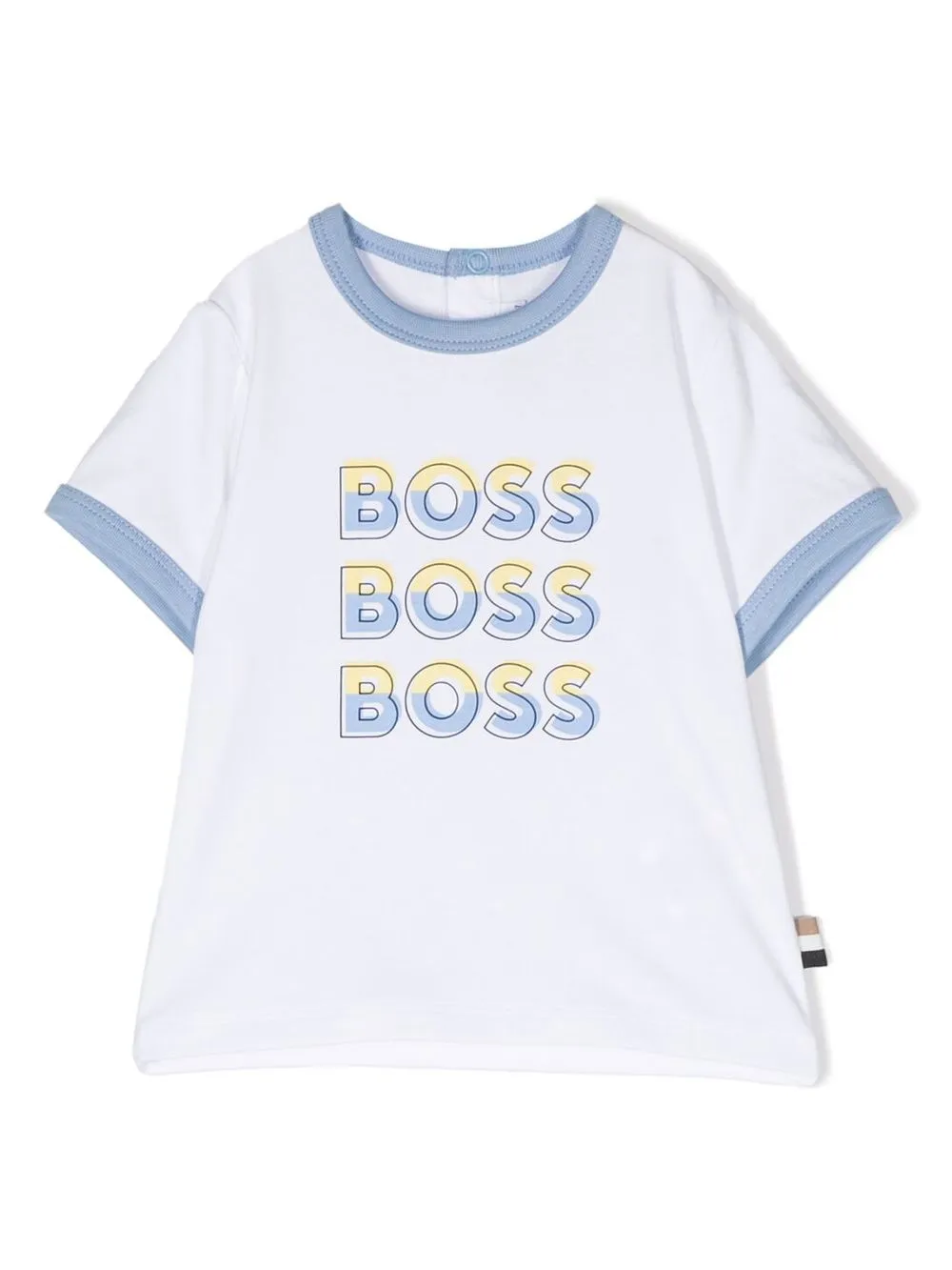 

BOSS Kidswear logo-print cotton T-Shirt - White