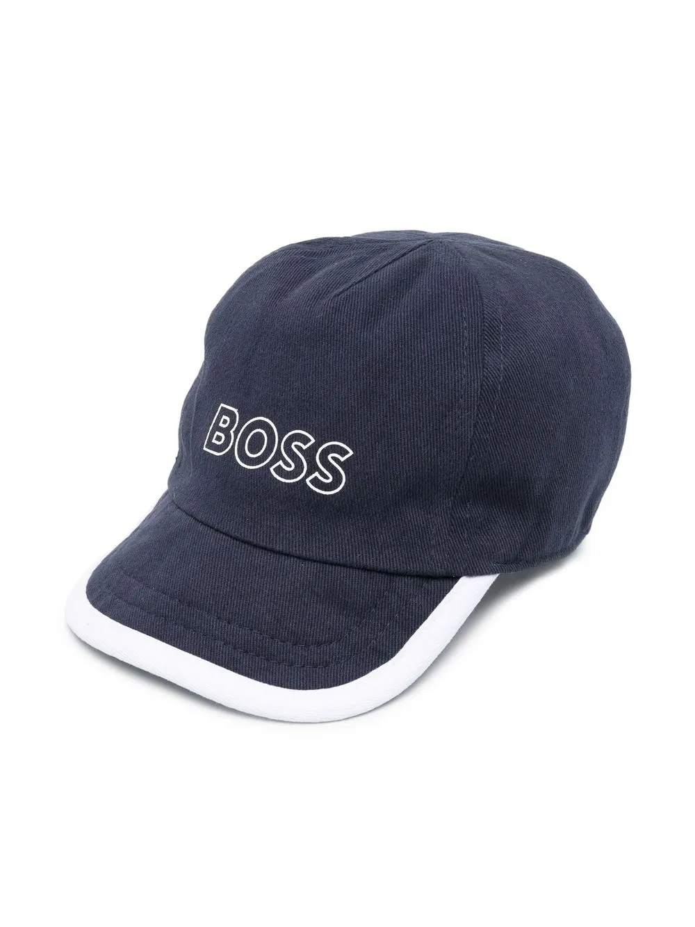 

BOSS Kidswear gorra con logo estampado - Azul